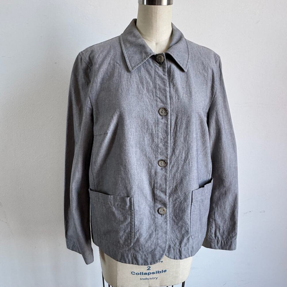 Vintage MICHAEL KORS Grey Chambray Chore Jacket